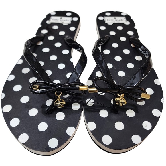 kate spade Shoes - Kate Spade NY Trademark Polka Dot Vacation Ready Poolside Resort Sandals 11B